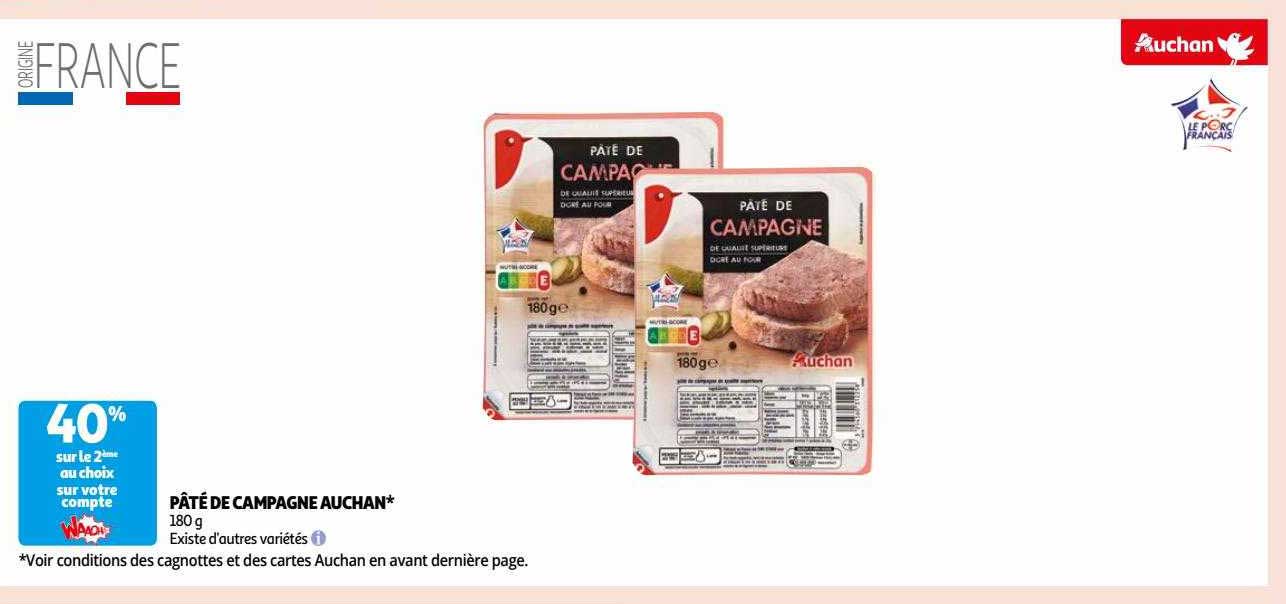 Pâté De Campagne Auchan