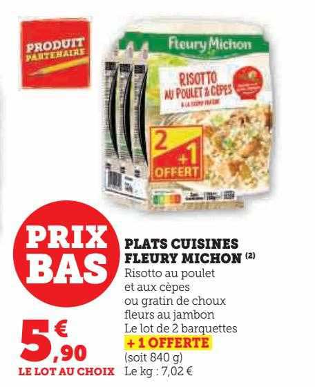 plats cuisinés fleury michon