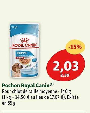 pochon royal canin