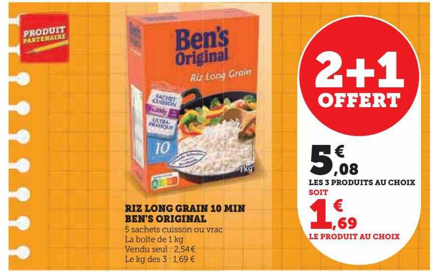 riz long grain 10 min ben's original