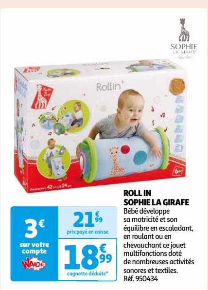 roll in sophie la girafe