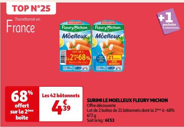 surimi le moelleux fleury michon