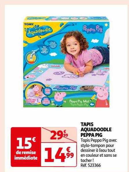 tapis aquadoodle peppa pig