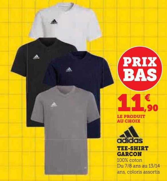 tee-shirt garçon adidas
