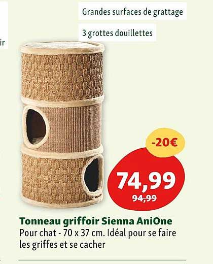 tonneau griffoir sienna aniOne