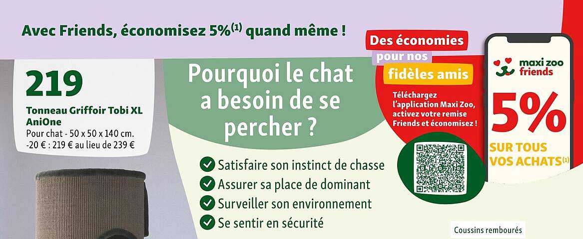 tonneau griffoir tobi xl aniOne