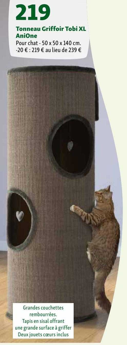 tonneau griffoir tobi xl aniOne