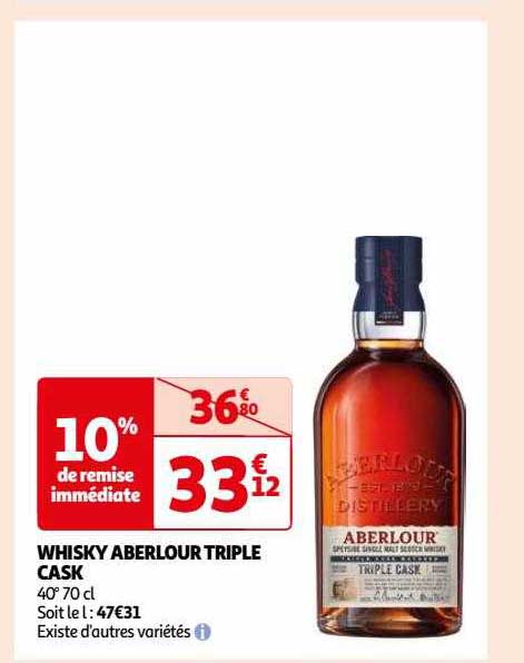 whisky aberlour triple cask