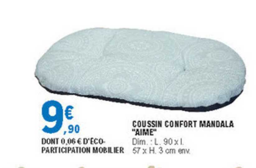 coussin confort mandala "aime"