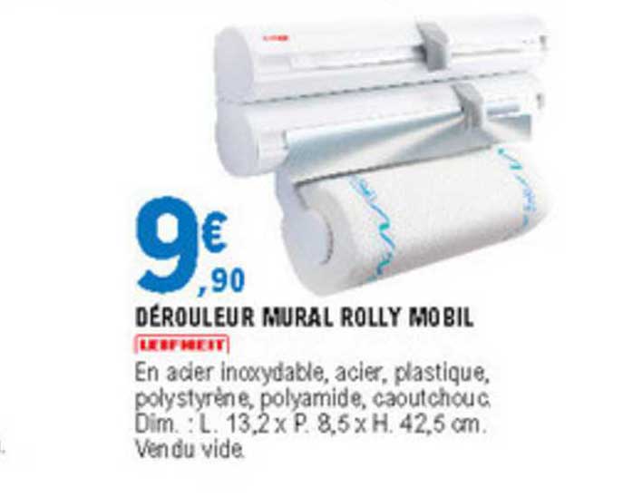 dérouleur mural rolly mobil