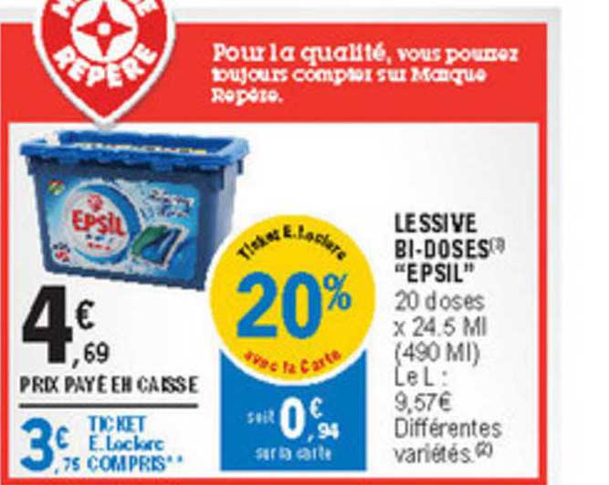 Lessive Bi Doses "epsil"