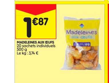 Madeleines Aux œufs