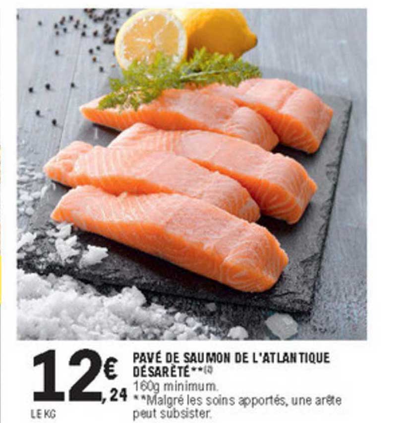 pavé de saumon de l'atlantique désarète