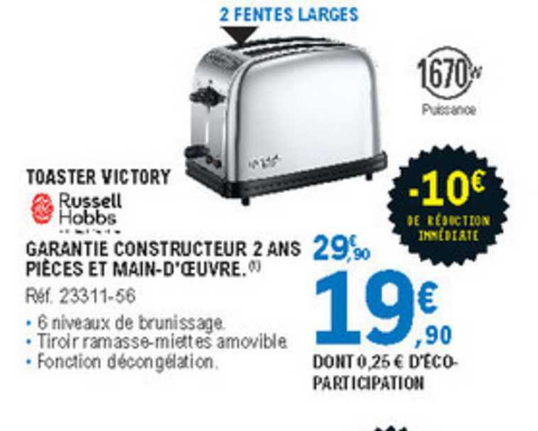 toaster victory russell hoss