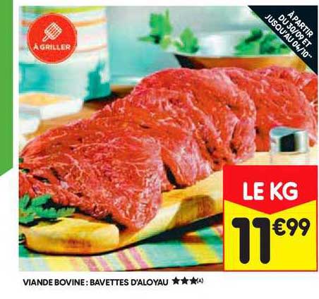 Viande Bovine : Bavette D'aloyau