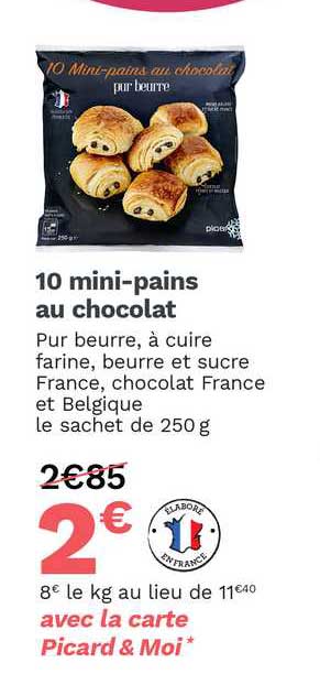 10 Mini-pains Au Chocolat