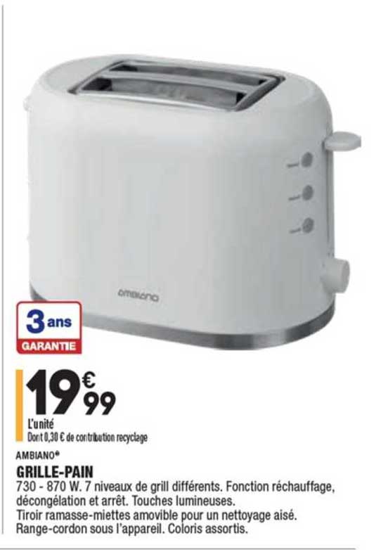 ambiano grille-pain