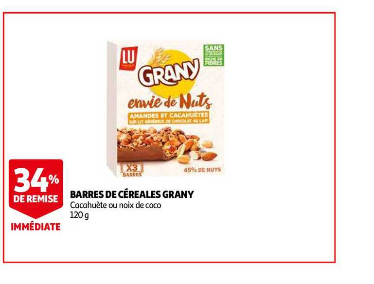 barres de céréales grany