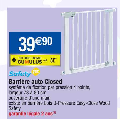 barrière auto closed safety 1st