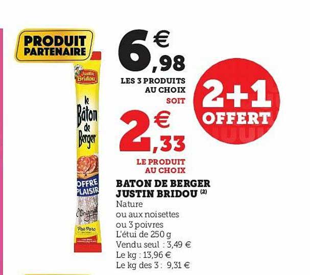 bâton de berger justin bridou