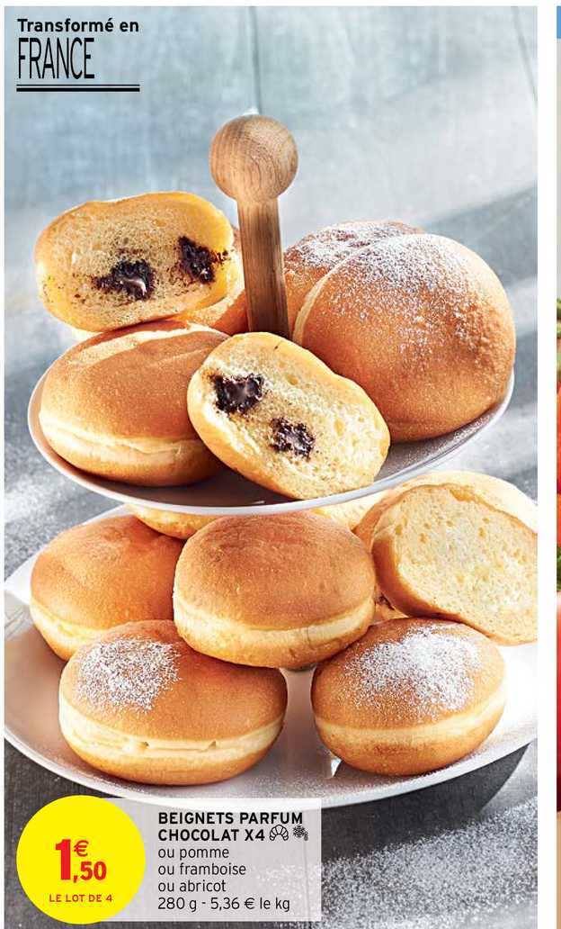 Beignets Parfum Chocolat X4