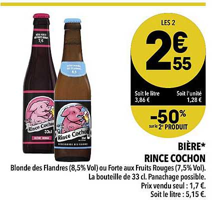 bière rince cochon