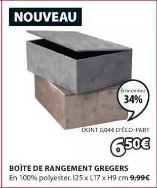 Boîte De Rangement Gregers
