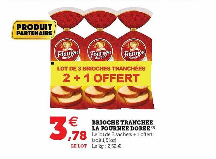 brioche tranchée la fournée dorée