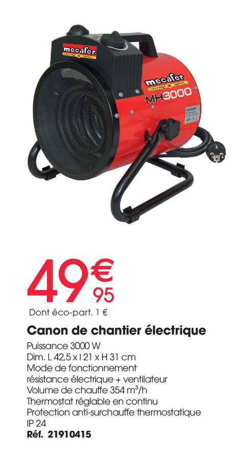 Canon De Chantier électrique Mecafer