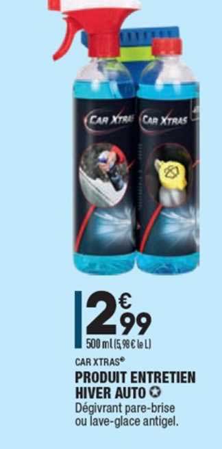 car xtras produit entretien hiver auto