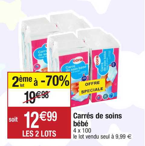Carrés De Soins Bébé