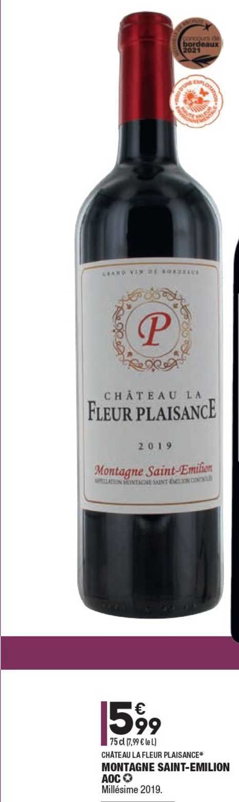 château la fleur plaisance montagne saint-emilion aoc