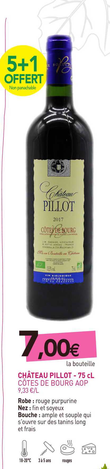 château pillot - 75 cl côtes de bourg aop