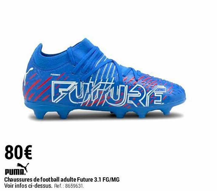 chaussures de football adulte future 3.1 fg-mg puma
