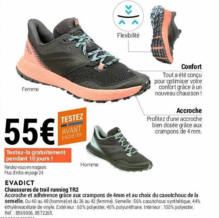 Chaussures De Trail Running Tr2 Evadict