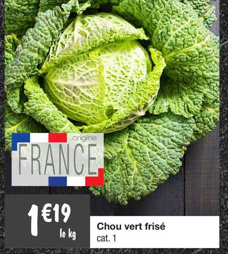 chou vert frisé