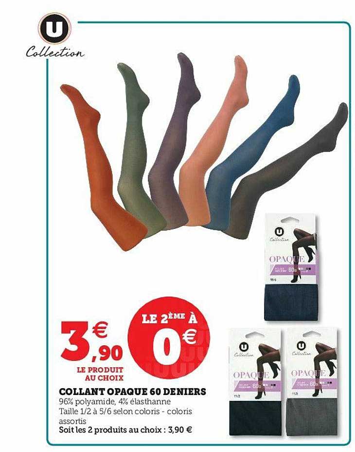 collant opaque 60 derniers