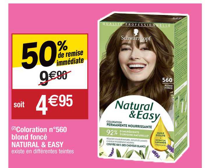 coloration n°560 blond foncé natural & easy