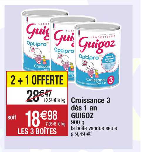 Croissance 3 Dès 1 An Guigoz