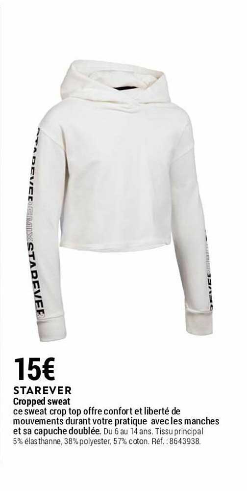 cropped sweat starever