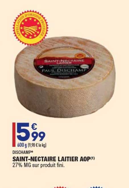 dischamp saint-nectaire laitier aop