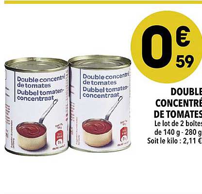 Double Concentré De Tomates