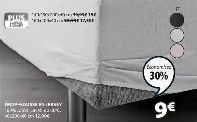 drap-housse en jersey