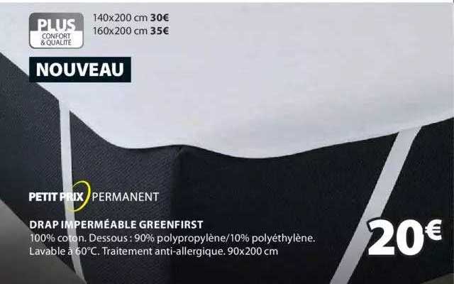 drap imperméable greenfirst