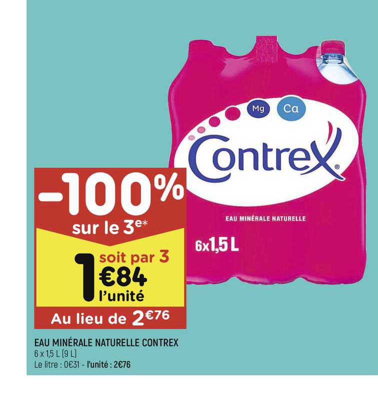 Eau Minérale Naturelle Contrex