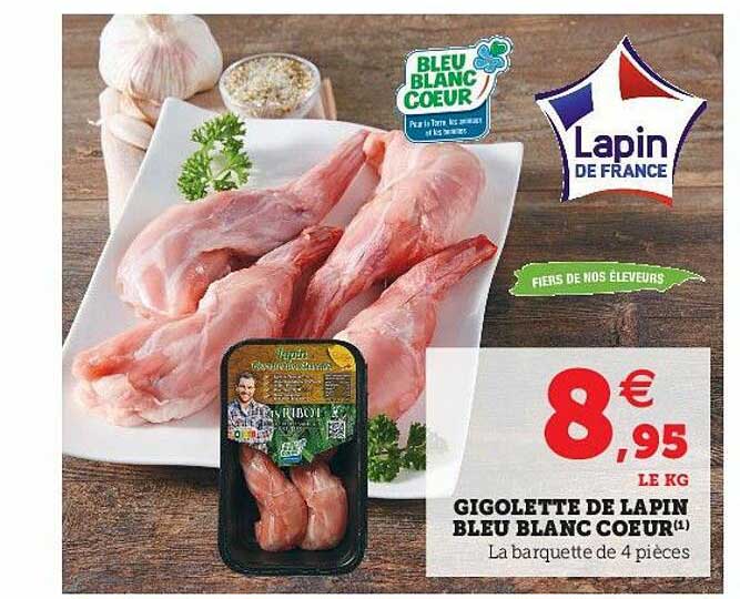 gigolette de lapin bleu blanc cœur