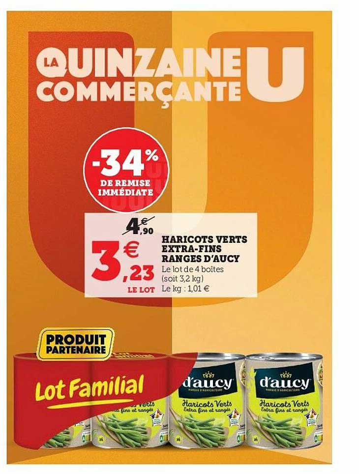 haricots verts extra-fins ranges d'aucy
