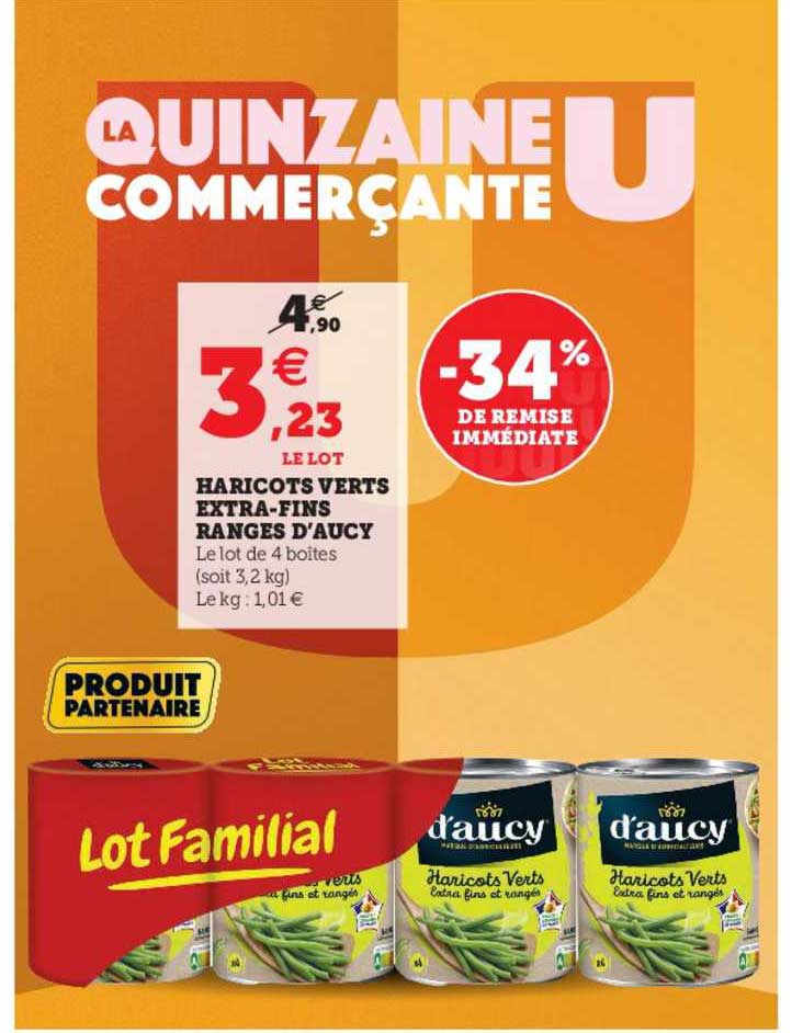 haricots verts extra-fins ranges d'aucy
