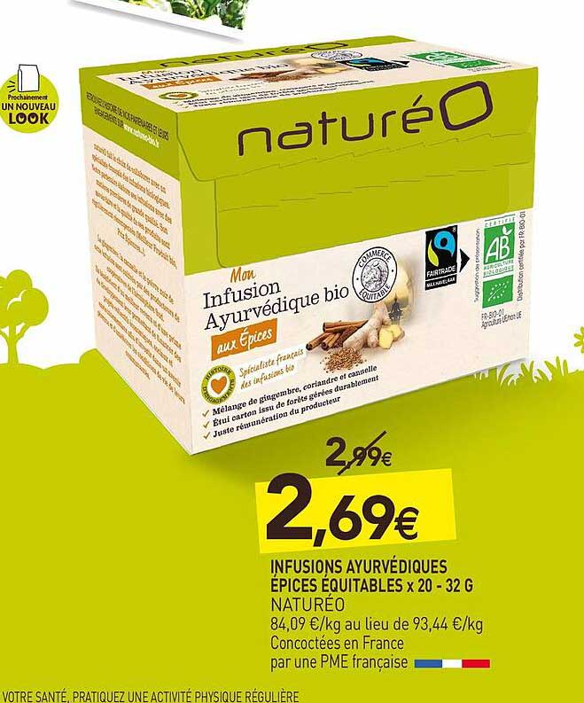 infusions ayurvédiques épices équitables x20 - 32 g