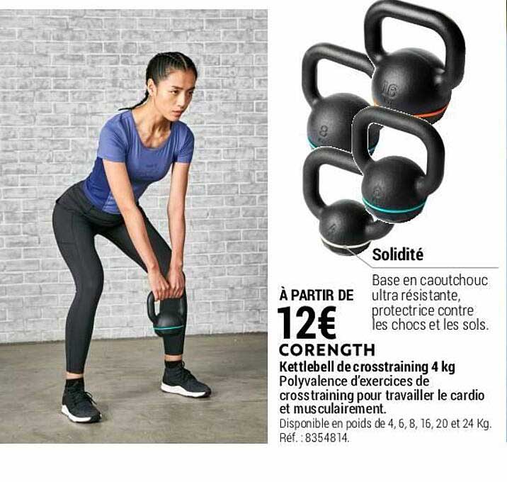 kettlebell de crosstraining 4 kg